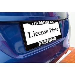 oFloral I'd Rather Be Fishing Aluminum Alloy