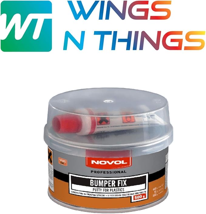 Novol Professional Repair Kit for Car BUMPER Trim FIX Filler 500g Putty