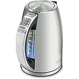 Cuisinart CPK-17 PerfecTemp 1.7-Liter Stainless Steel Cordless Electric kettle, 1.7 L, Silver