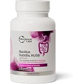 Microbiome Labs HU58, Bacillus Subtilis, Probiotic for Women &amp; Men, 60 Ct | Ultra Strength Bacillus Subtilis Spore Probiotic, Single-Strain, Digestive Health, Immune Support, Microbiome Balance
