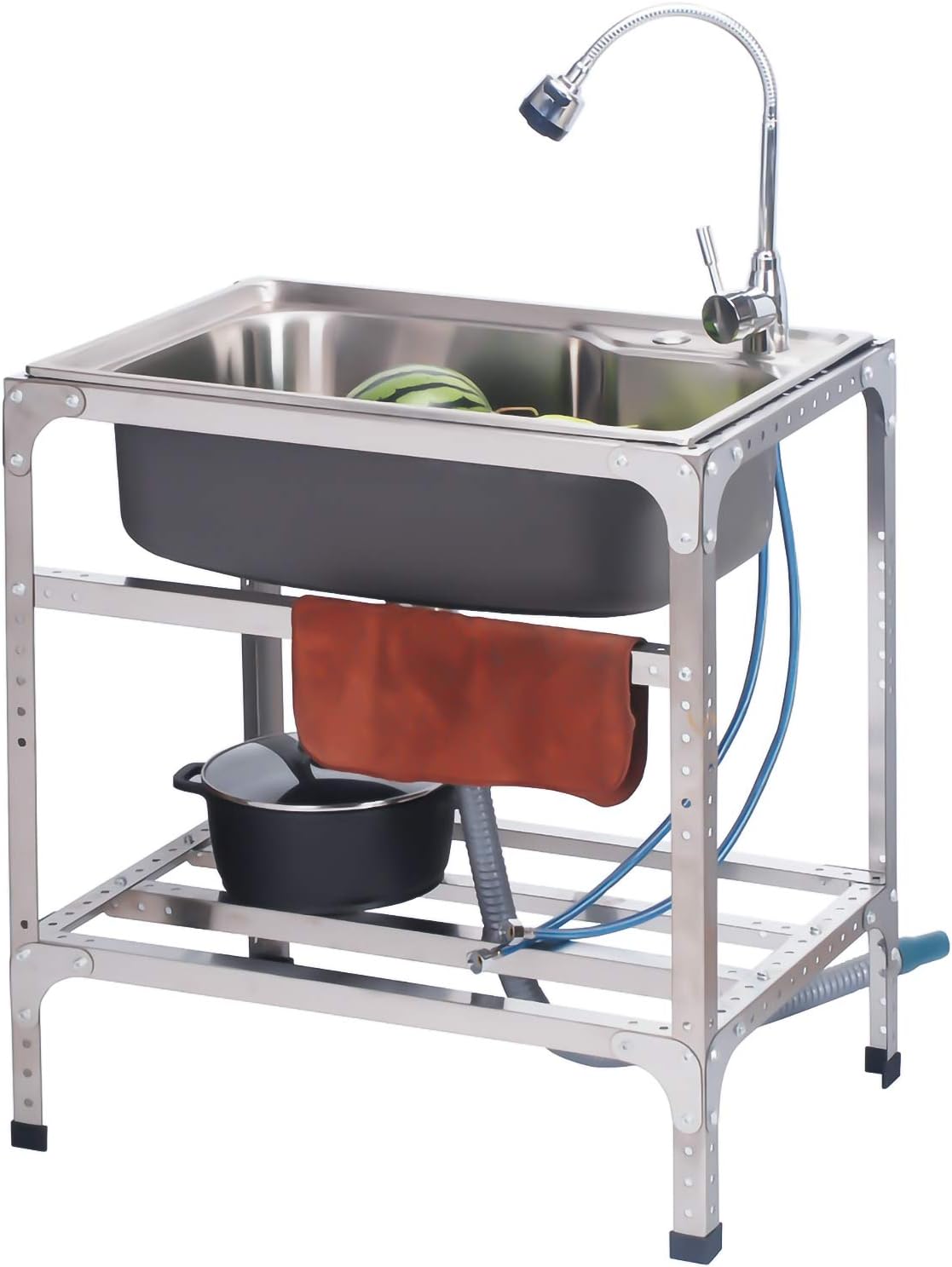 LYJBD Fregaderos de Granja para cocinas con Juego Completo de