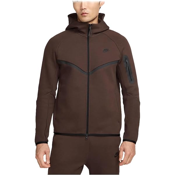 Nike Men's Sportswear Black/Black Tech Fleece Full-Zip