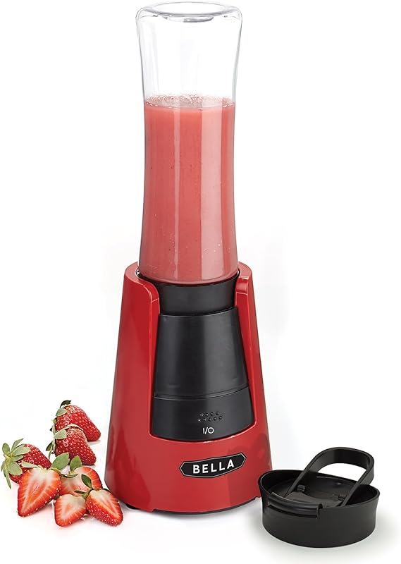 BELLA 13962 Rocket Blender Sport, Red Electric Personal