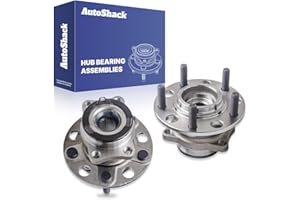 AutoShack Rear Wheel Hub Bearing Assemblies Left & Right with ABS Replacement for 2007-2017 Jeep Patriot 2007-2017 Jeep Compa