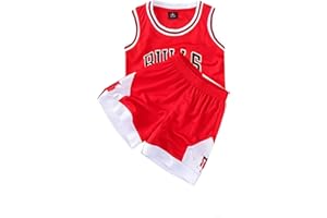 Youth Kids Basketball Jersey Fashion T-Shirt Sport Fans Gifts for Boy Girls Jersey Shorts Set