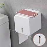 Colist White Self Adhesive Toilet Roll Holder Wall Mounted No Drilling view 5