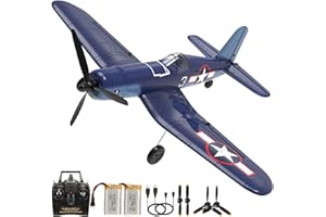 Leopmase 4CH RC Plane, P51D RC Airplane with 3 Modes High Speed Engine, Remote Control Airplane with Xpilot Stabilization System & Aerobatic, Remote Control Plane Gift for Kids & Adults