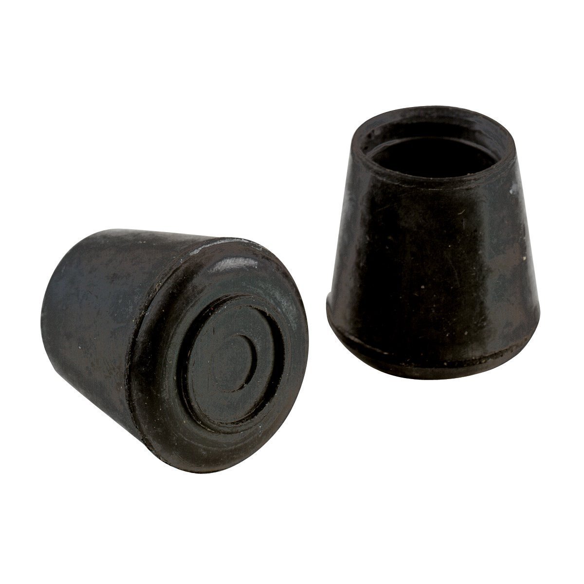 Shepherd Hardware 8620E Leg Tips 3/4-Inch Inside Diameter Rubber Chair Leg Caps, 40 Pack, Black