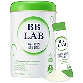 BB LAB Low Molecular Collagen Biotin Plus, Halal Collagen, Powder Supplement, Korean Marine Collagen, Fish Collagen Peptides, Biotin, Vitamin C, Fast Absorption, Shine Muscat Flavor