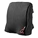 Comfom Lumbar Support Pillow for Office Chair & Car Seat - Wide Soft Home Comfort Memory Foam Cushion with Straps & Washable Cover - Lower Back Pain Relief Ergonomic Orthopedic Design (Black)