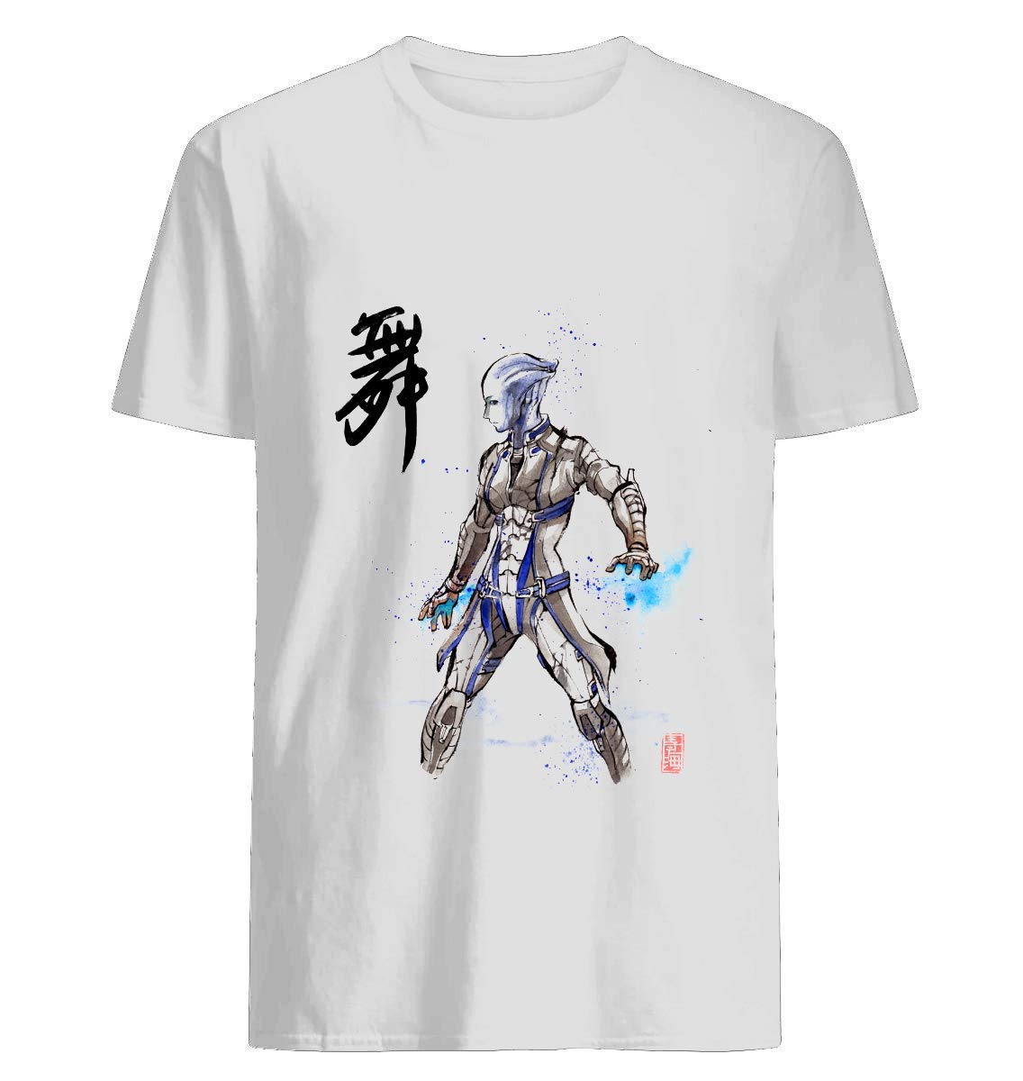 Mass Effect Liara Sumie Style With Japanese Calligraphy 84 Shirts