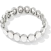 Kendra Scott, Women's, Kaitlin Chain Bracelet, Silver Metal, Small
