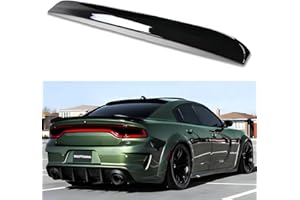 YHOPTIONAL Rear Window Roof Spoiler for Dodge Charger 2015-2026, Dodge Charger Accessories Gloss Black Wing Spoiler for SRT Hellcat, Scatpack, R/T, GT, SXT, SE, Enforcer, Daytona, Pursuit (Duckbill Style)