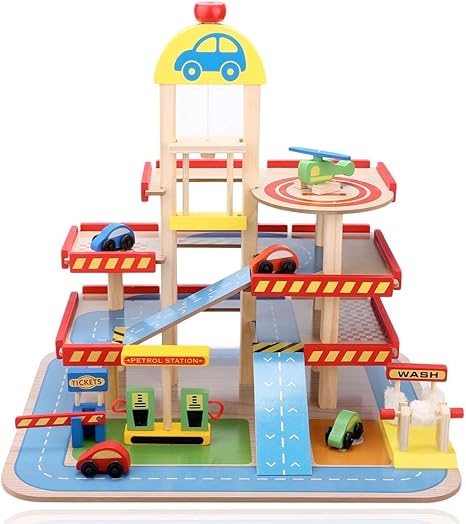 kids play car garage