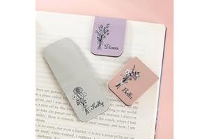 CALLIE Personalized Magnetic Bookmark Clip – Custom Name Reading Gifts for Book Lovers, Birthday Teacher's Day Christmas for 
