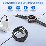 TiMOVO USB Charger Cable w/2 Type C Adapters for Garmin Fenix Vivoactive view 5