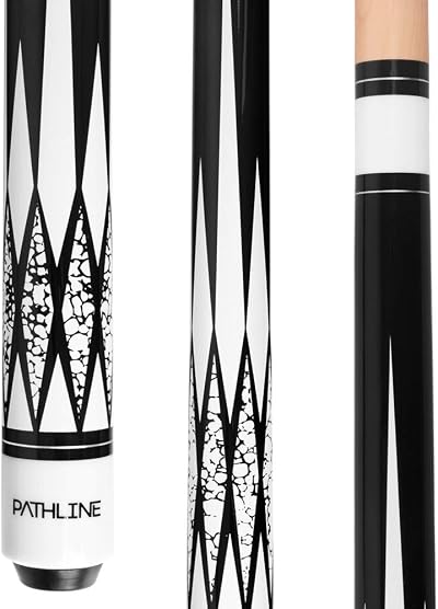 Pathline Pool Cue Stick 58 inch Canadian Maple White 18oz 13mm Tip
