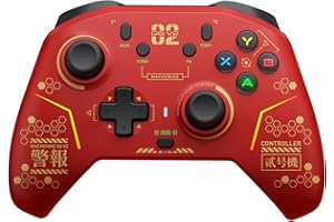 Machenike G6V2PE Wireless Controller for PC/Switch/iOS/Android, TMR Joysticks & Triggers,1000Hz Polling Rate, RGB Remappable Buttons, 1000mAh Battery, Voice Coil Motor