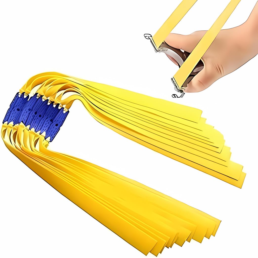 Slingshot Rubber Stone Slingshot Rubber Strong Pack of 10 Premium 0.75 mm Rubber for Slingshot