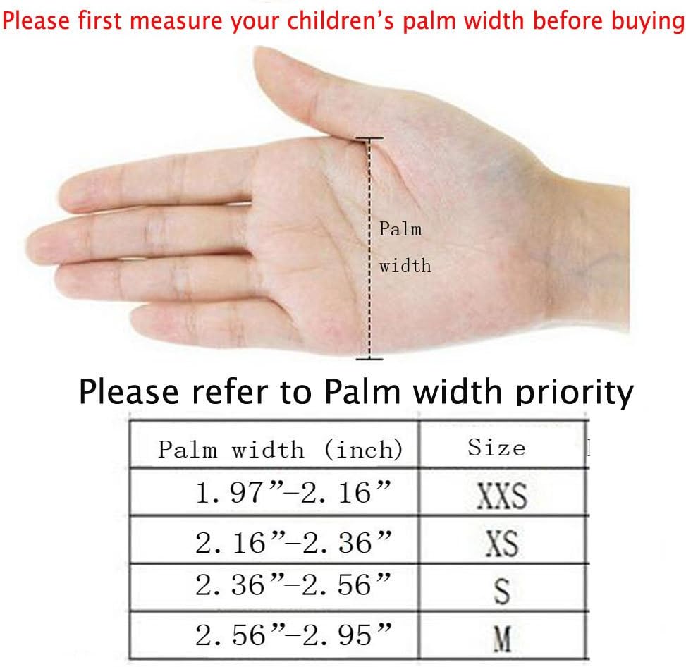 Gtopart 50g Kids Full Long Finger Cycling Gloves,Skateboard Gloves, Roller Skating Gloves: Clothing