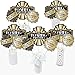 Big Dot of Happiness Roaring 20's - 1920s Art Deco Jazz Party Centerpiece Sticks - Table Toppers - Set of 15