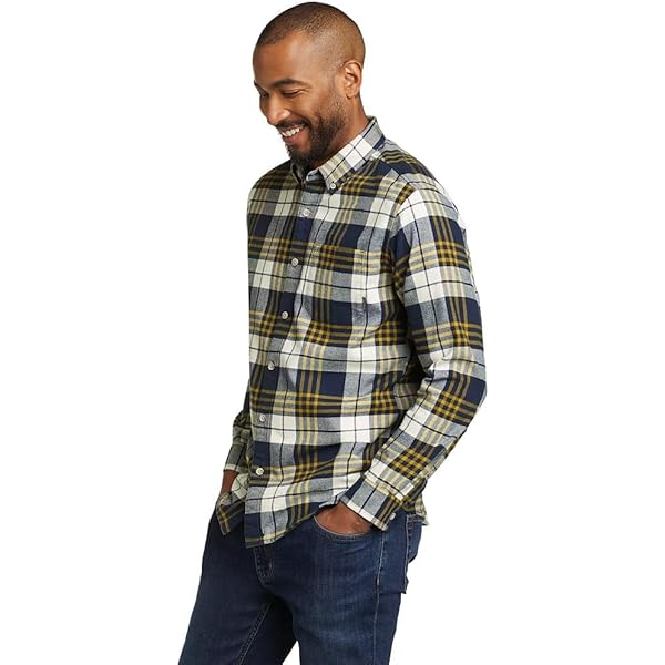 Camisa De Hombre Eddie Bauer Camisa De Franela Favorita De Eddie
