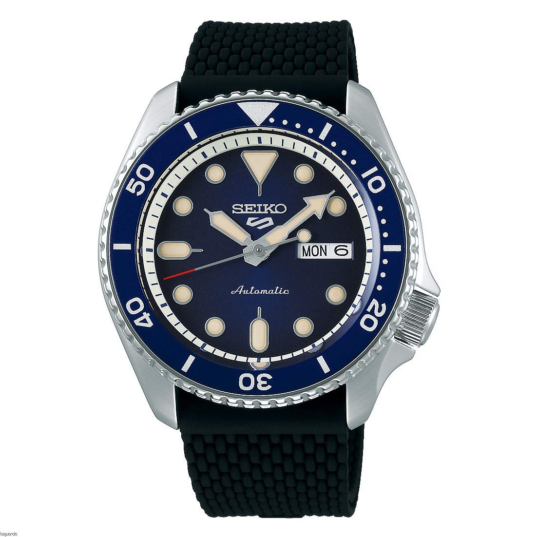 Seiko Men's Analogue Automatic Watch with Silicone Strap SRPD71K2