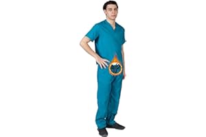 M&M SCRUBS Men Scrub Set Medical Scrub Top and Pants