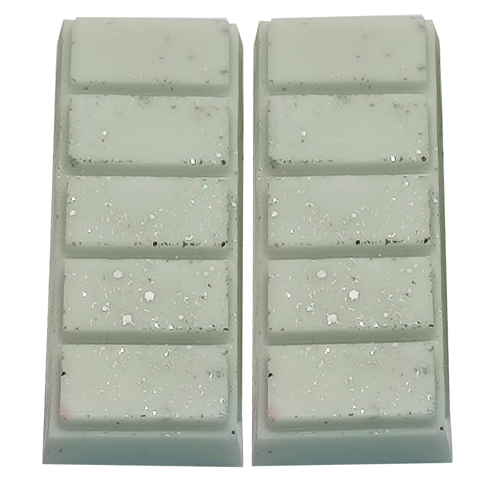 Auronna Wax Melts Bar Scented - Natural Handmade Soy Snap Bar - Highly Concentrate - Made in UK - Up to 80 Hours of Fragrance Cast (Baby Powder, 2 Pack)