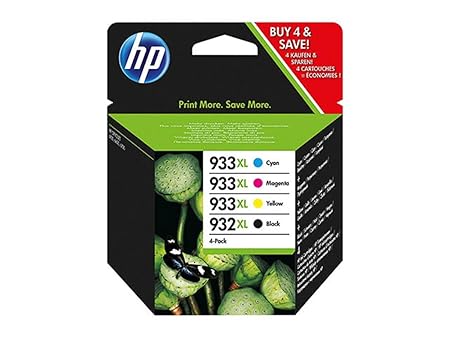 HP original - HP - Hewlett Packard OfficeJet 7510 WF (932XL933XL / C 2 P 42 AE) - Tintenpatrone MultiPack (schwarz, cyan, mag
