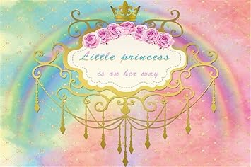 Amazon Com Leyiyi 6x4ft Sweet Baby Shower Backdrop Little