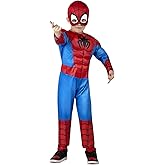 Jazwares SPIDEY SPIDER-MAN & His Amazing Friends TODDLER Halloween Costume with Padded Jumpsuit & Fabric Mask