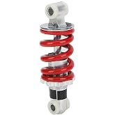 Adjustable Front Shock,125mm Motorcycle Air Shock Absorbers Damper Spring for Mini Bike Scooter Moped Bike Shock Replacement 750LB/IN (1)