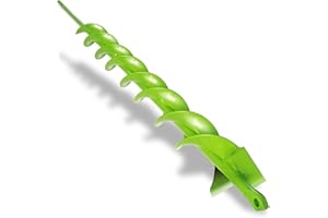 1.6" x 23" Auger Drill Bit for Planting Garden Auger Spiral Drill Bit Bulb Planter for Planting(Apple Green)