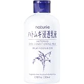 naturie Hatomugi Skin Conditioning Milk, hydrating moisturizer with hatomugi extract for face and body