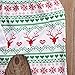 honeys Baby Girl 4pcs Christmas Suit Long Sleeve Romper+Retro Deer Pants+Hat+Headband (0-3months, White)