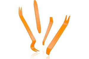 WALWAL 4Pcs Auto Trim Removal Tool Set – Professional Grade No Scratch Plastic Pry Kit for Car Door Clip Panel & Audio Dashbo