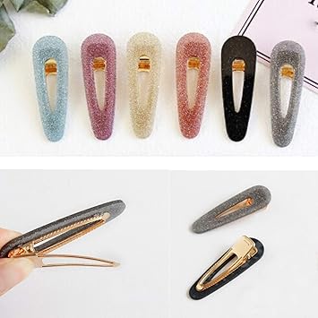 Amazon Com Simple Shiny Hair Clips Girls Hairpins Clips