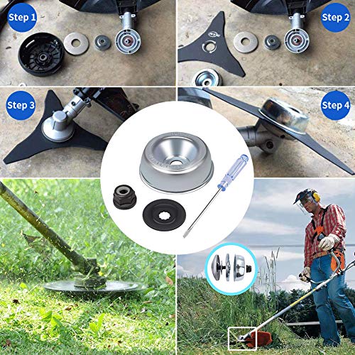 Lawnmower Maintenance Washer Set of 4 Pcs-Blade Adapter Attachment Maintenance Washer Kit Replacement for STIHL String Trimmers Brush Cutter