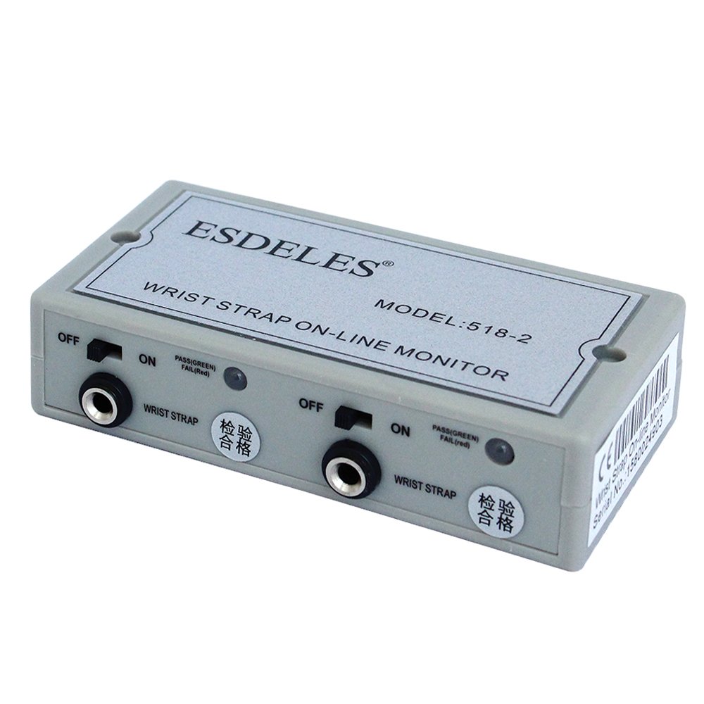 Galleon Dual Antistatic ESD Wrist Strap Tester 5182 (5182)