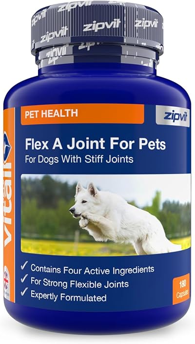 Zipvit Flex A Joint For Pets Dog Joint Supplements 180 Capsules