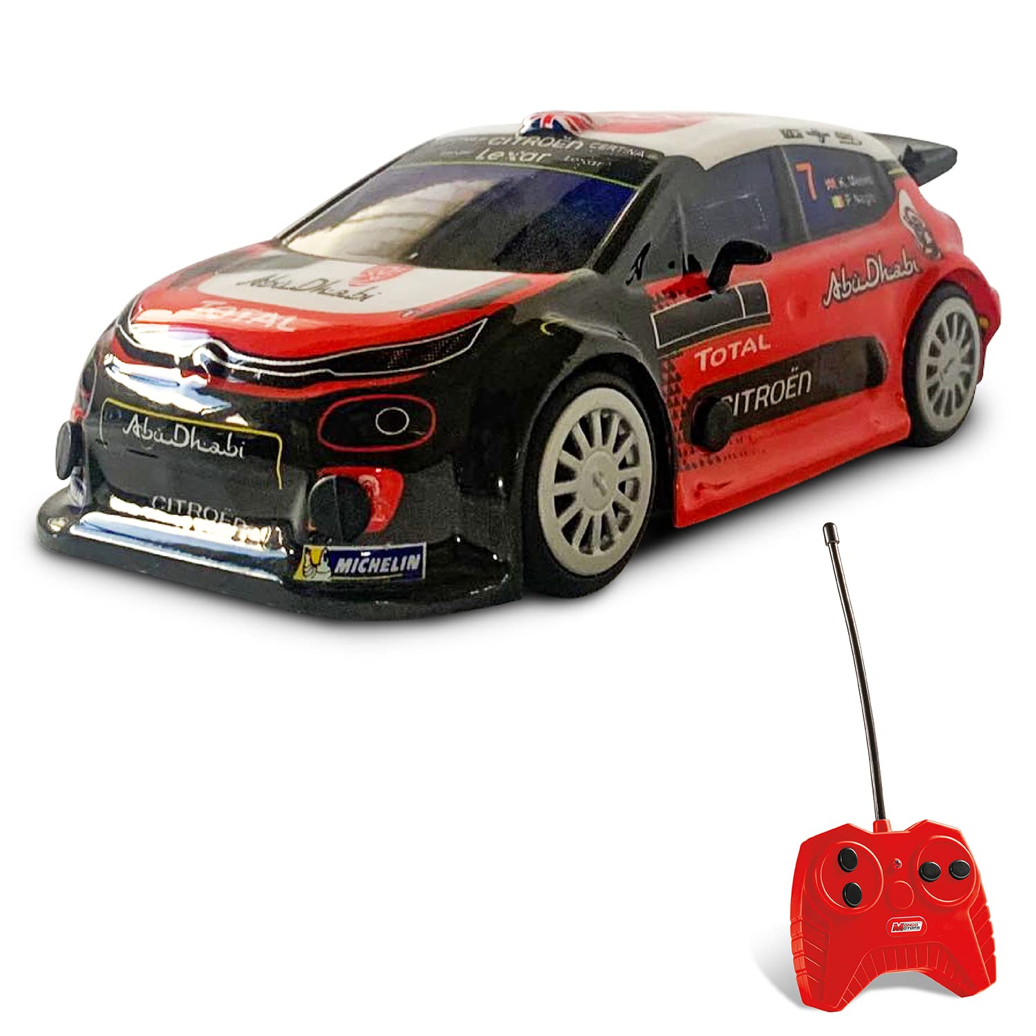 Mondo MOD63542 Citroen C3 WRC Radio-Controlled Car 1/28th, Multicolored