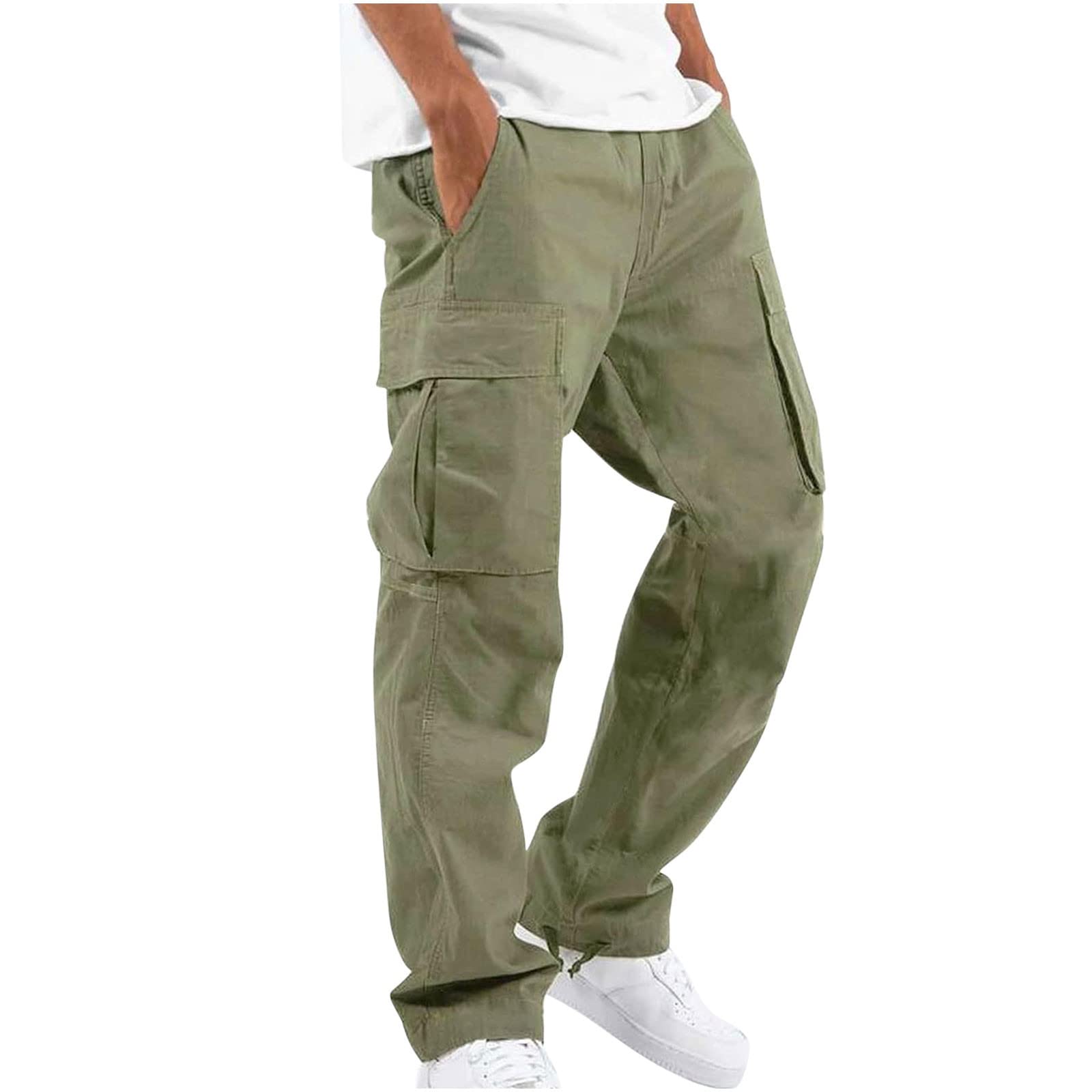 Men's Tactical Cargo Joggers Pant Sport Work