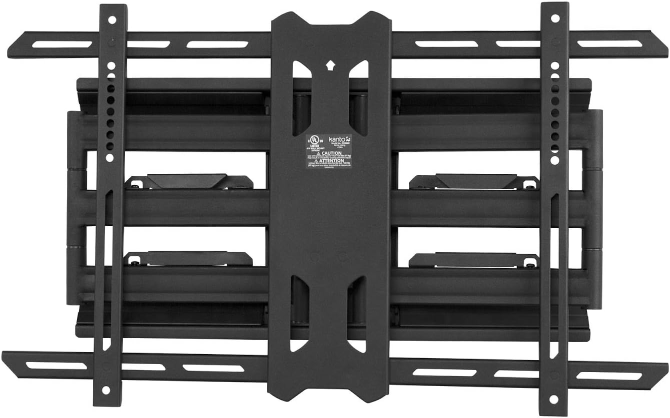Kanto PDX650 Full Motion Articulating TV Wall Mount for 40" to 90" TVs, Black, Fits most flat panel TVs from 37” to 75” - Image 4