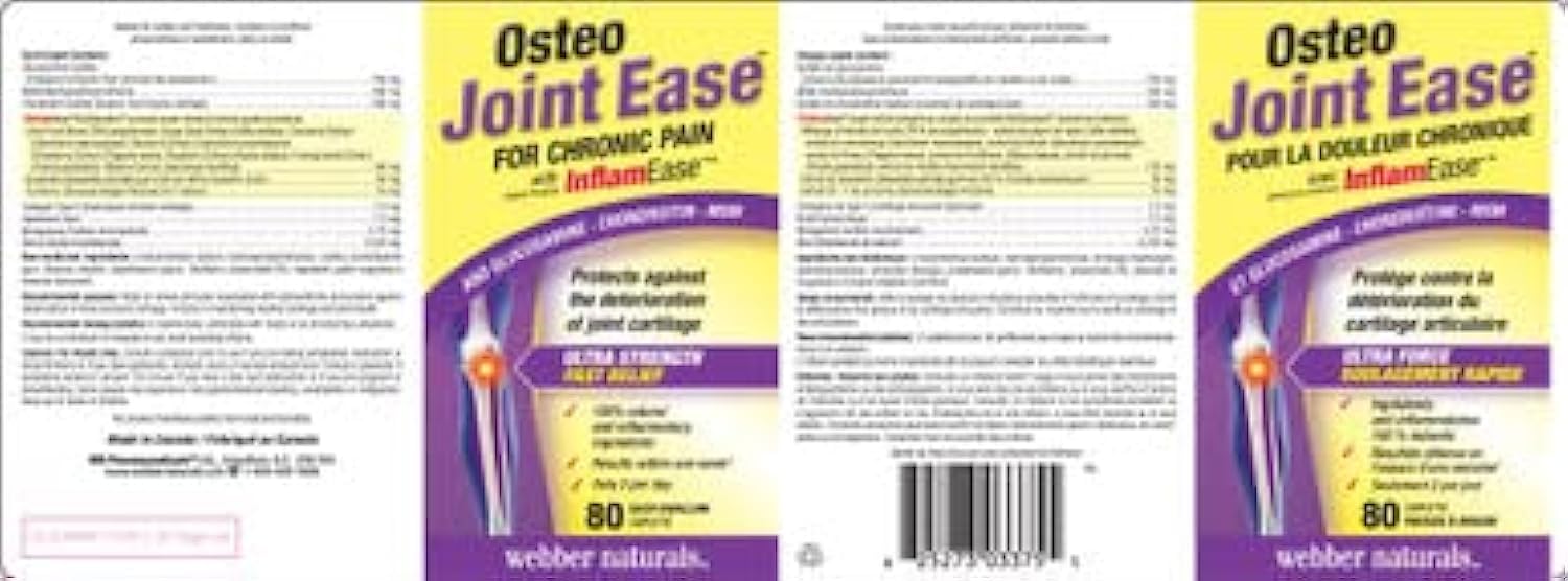 Mua ber Naturals Osteo Joint Ease™ with InflamEase™, and Glucosamine