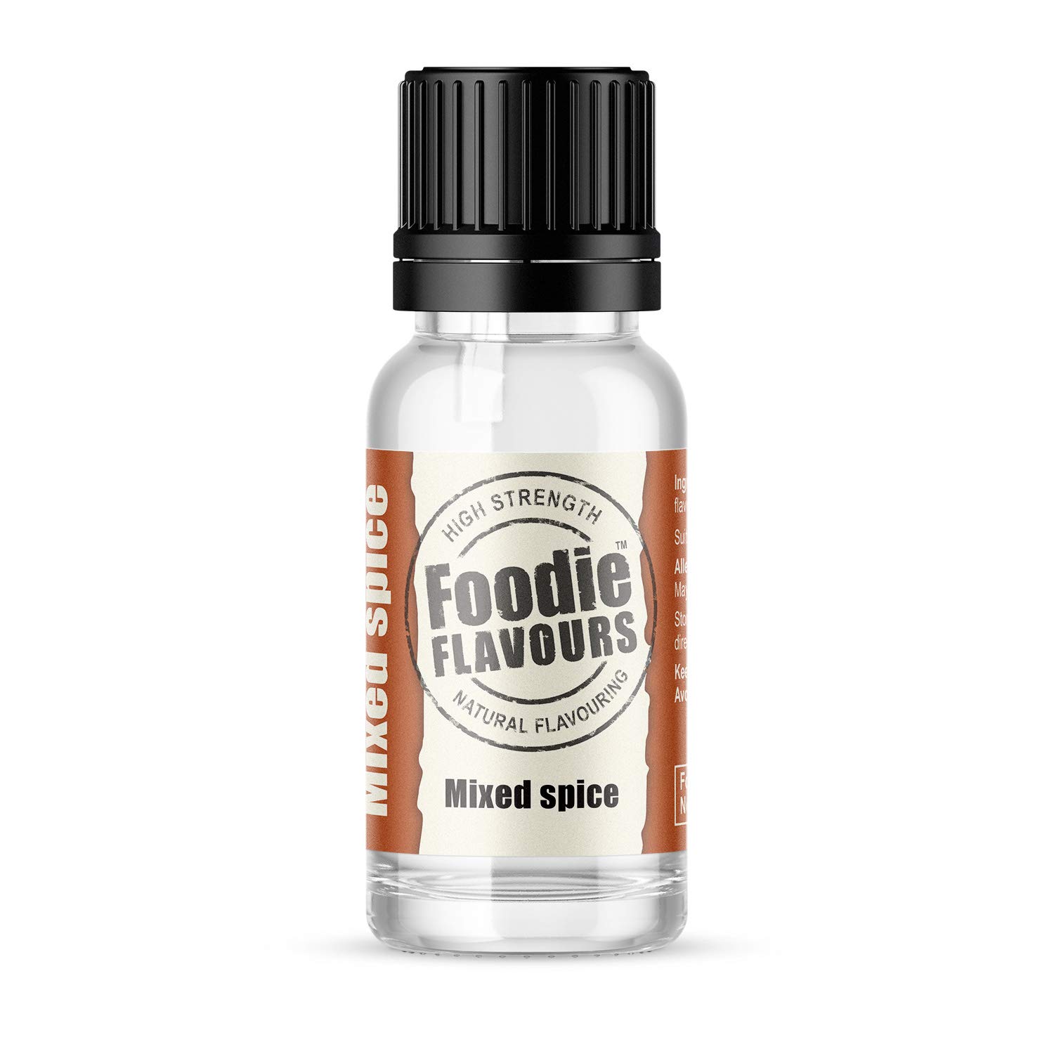 Foodie Flavours Natural Mixed Spice Flavouring, High Strength - 15ml
