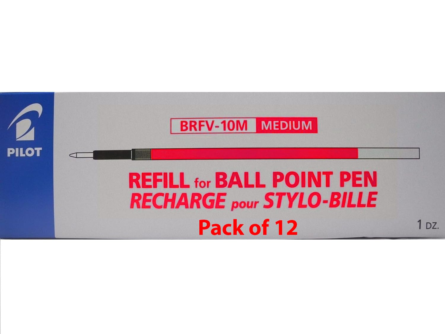 Pilot Pen Frixion 0.7mm Refill Pack - Red (Pack of 3)