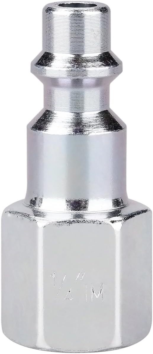 WYNNsky Air Coupler and Plug Kit, 1/4 Inch NPT Air Fittings Industrial Type, 7 Piece Air Compressor Accessories Kit - - 