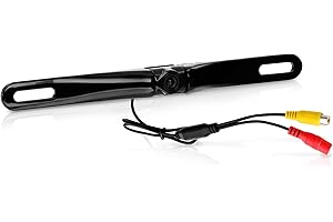 BOSS Audio Systems LPCB36 Car Rearview Backup Camera – License Plate Mount, High Resolution, Easy Mounting, 170° Wide Angle, 