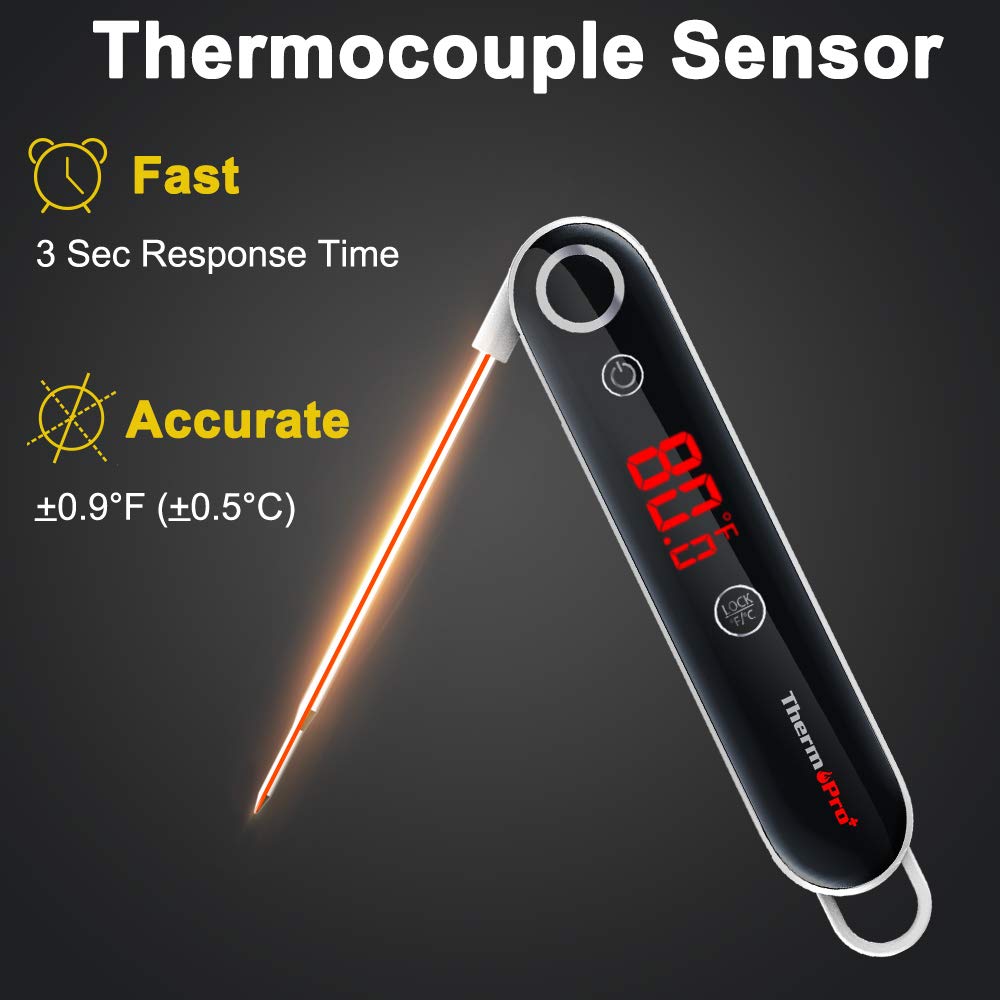 ThermoPro TP18 Ultra Fast Digital Meat Thermometer with Thermocouple